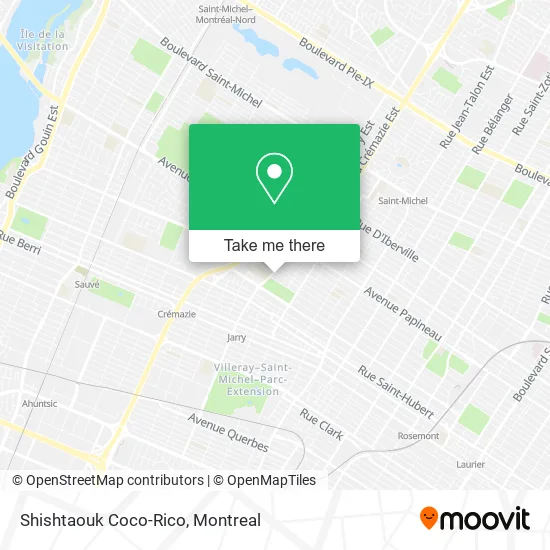 Shishtaouk Coco-Rico map