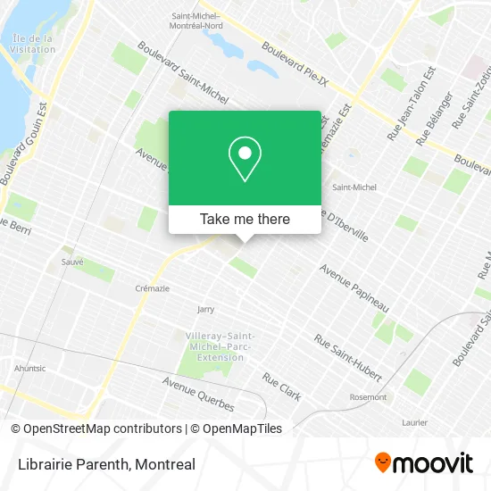 Librairie Parenth map