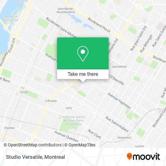 Studio Versatile map