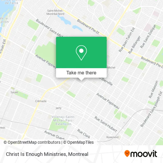 Christ Is Enough Ministries map