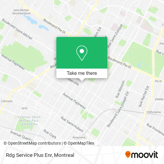 Rdg Service Plus Enr map