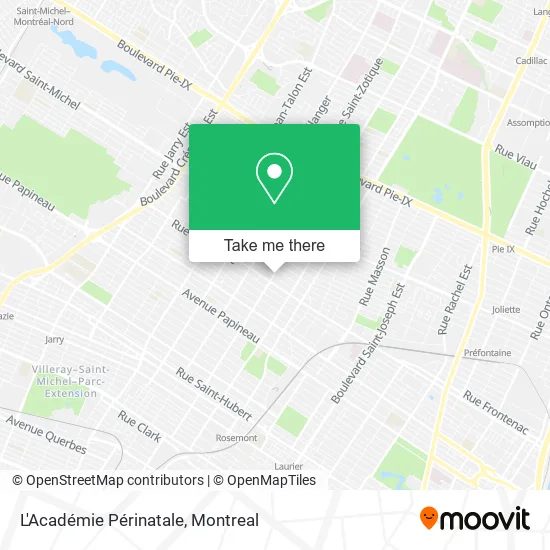 L'Académie Périnatale map