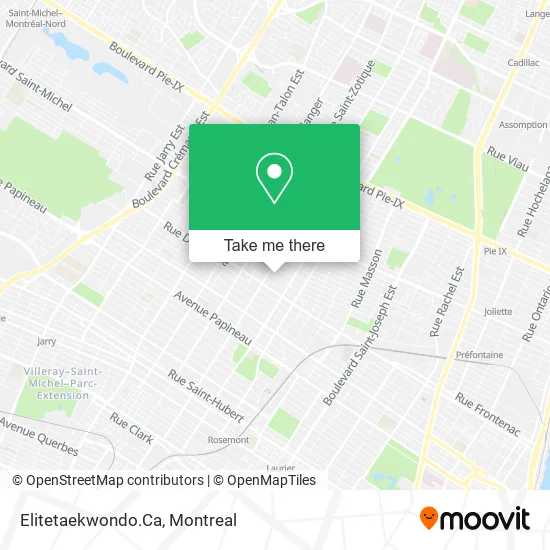 Elitetaekwondo.Ca map