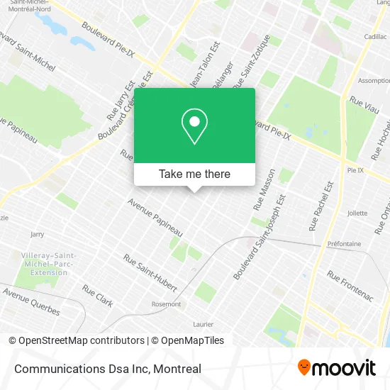 Communications Dsa Inc map