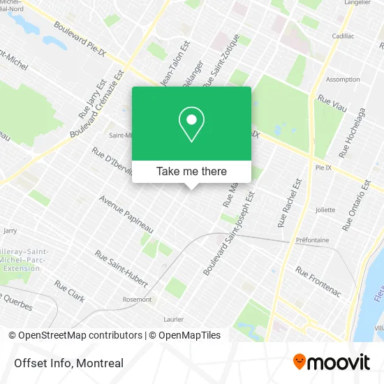 Offset Info map