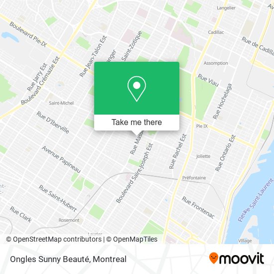 Ongles Sunny Beauté map