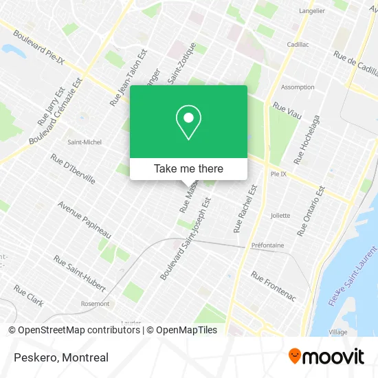 Peskero map