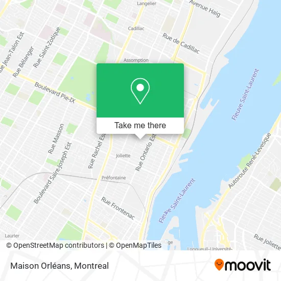 Maison Orléans map
