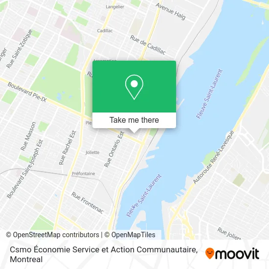 Csmo Économie Service et Action Communautaire map