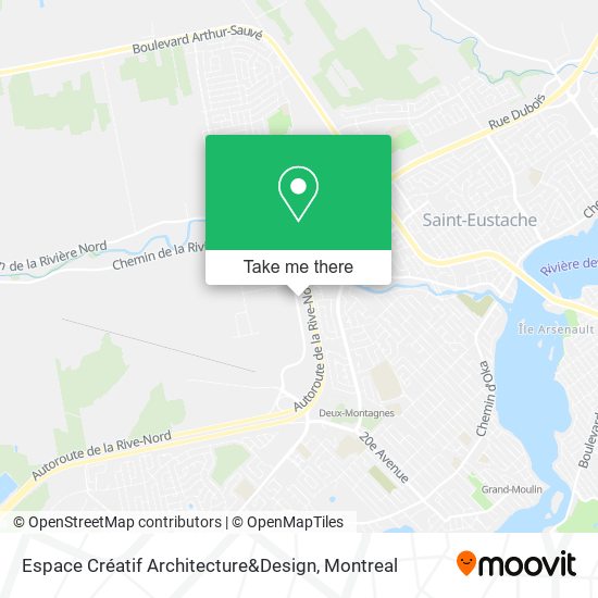 Espace Créatif Architecture&Design map