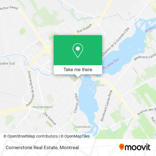 Cornerstone Real Estate map