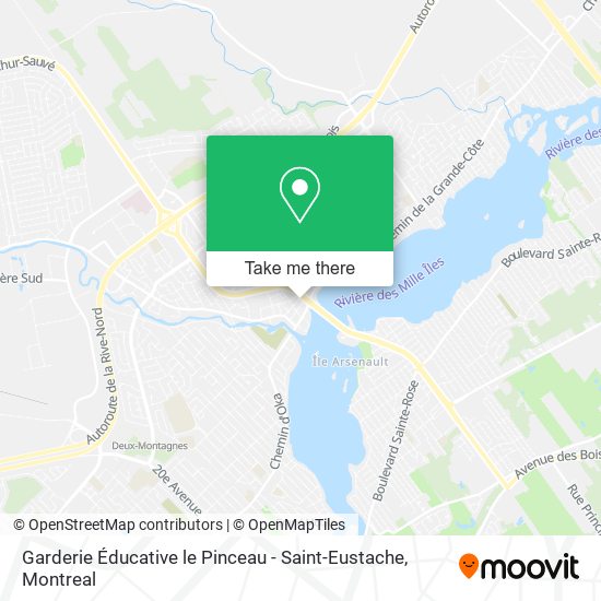 Garderie Éducative le Pinceau - Saint-Eustache map