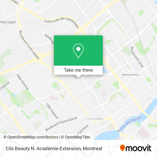 Cils Beauty N. Académie-Extension map