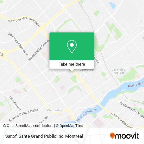 Sanofi Santé Grand Public Inc map