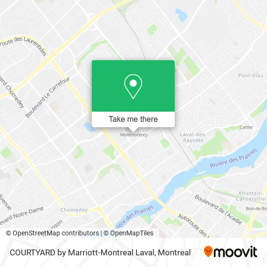 COURTYARD by Marriott-Montreal Laval map