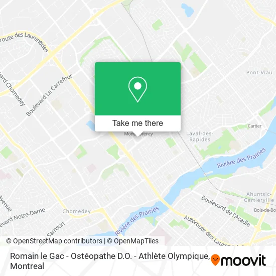 Romain le Gac - Ostéopathe D.O. - Athlète Olympique map