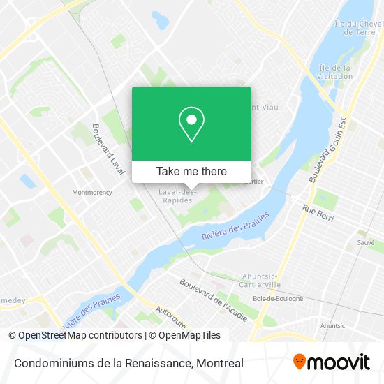 Condominiums de la Renaissance map