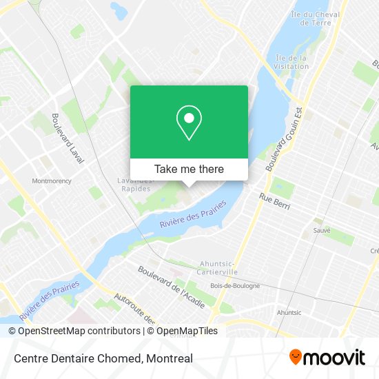 Centre Dentaire Chomed map