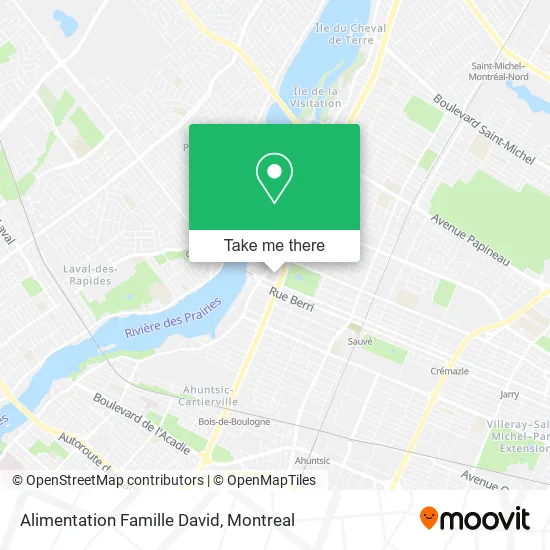 Alimentation Famille David map