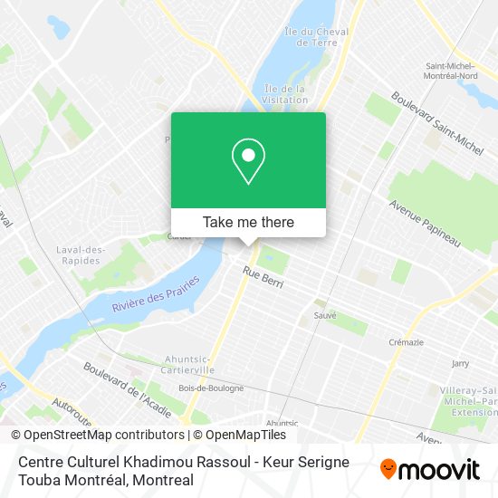 Centre Culturel Khadimou Rassoul - Keur Serigne Touba Montréal map