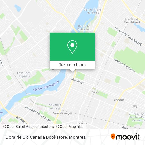 Librairie Clc Canada Bookstore map