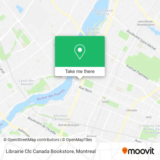Librairie Clc Canada Bookstore map