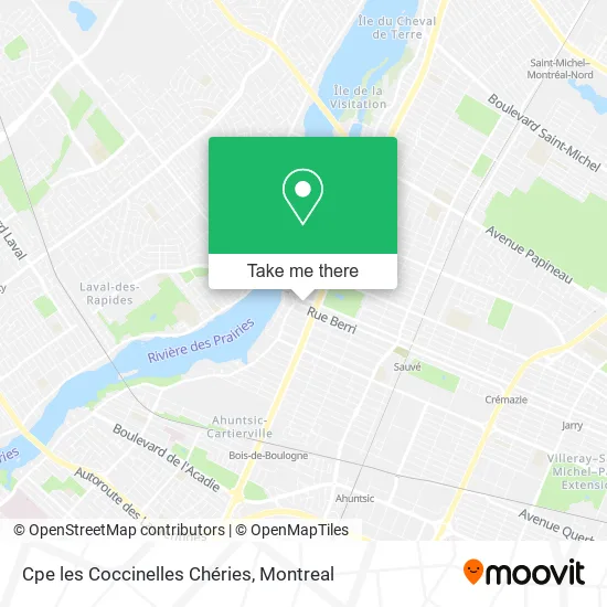 Cpe les Coccinelles Chéries map