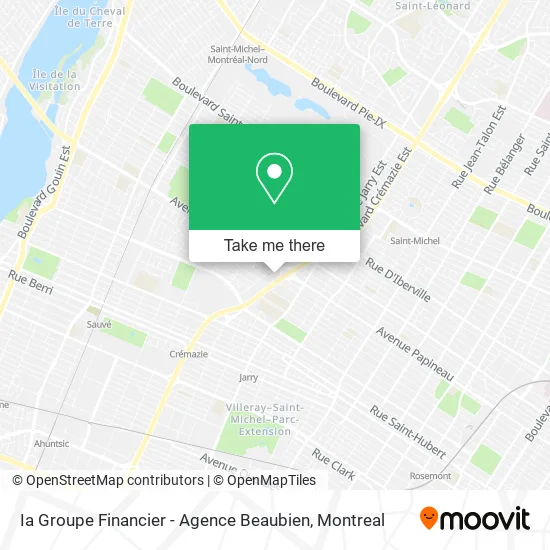 Ia Groupe Financier - Agence Beaubien map