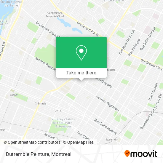 Dutremble Peinture map