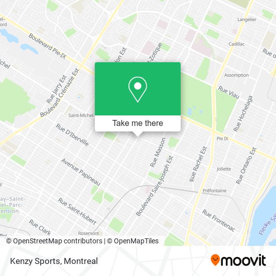 Kenzy Sports map