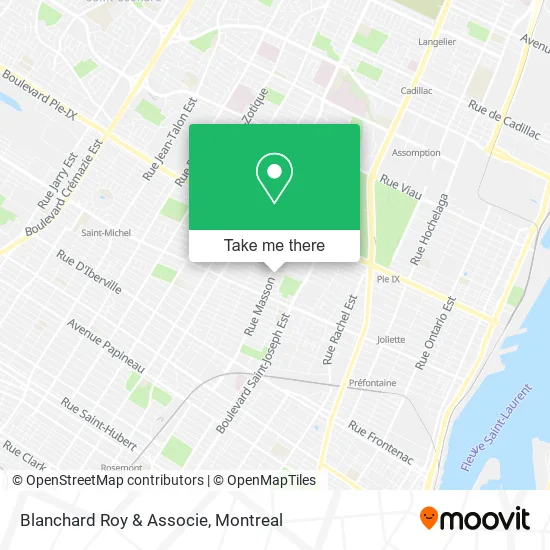 Blanchard Roy & Associe map