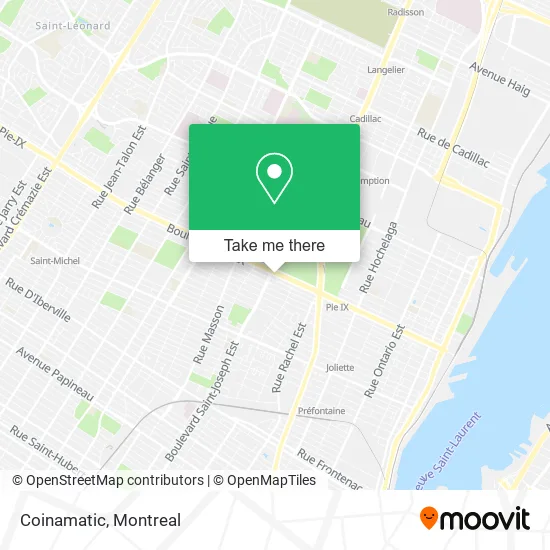 Coinamatic map
