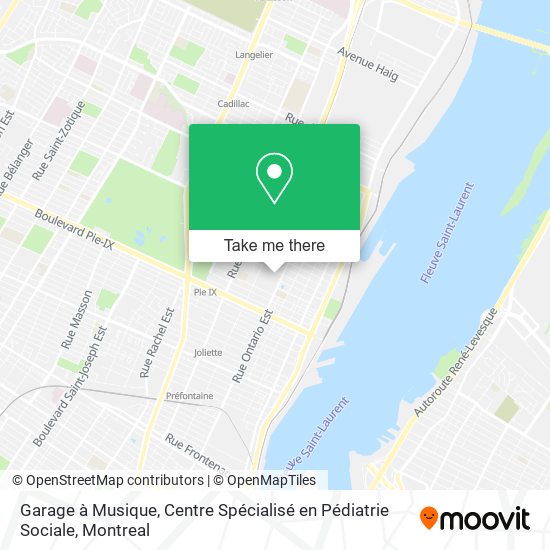 Garage à Musique, Centre Spécialisé en Pédiatrie Sociale map