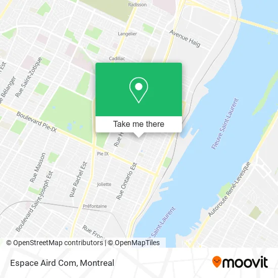 Espace Aird Com map