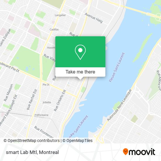 smart Lab Mtl map