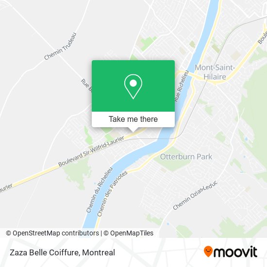 Zaza Belle Coiffure map