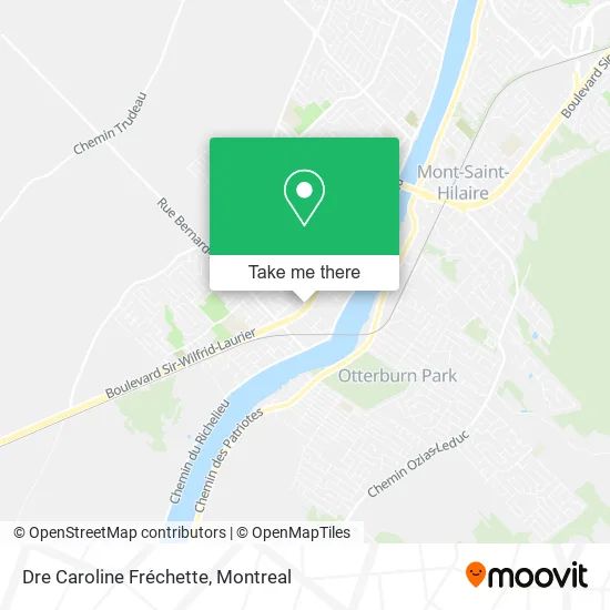 Dre Caroline Fréchette map