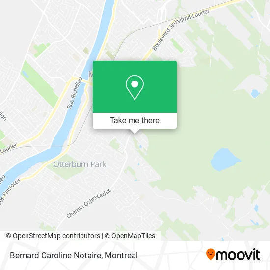 Bernard Caroline Notaire map