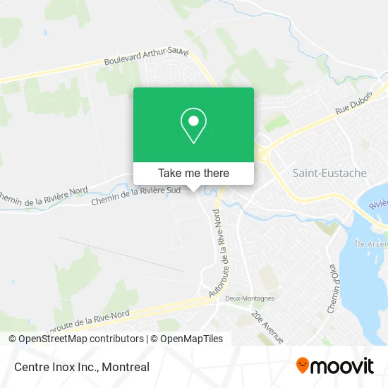 Centre Inox Inc. map