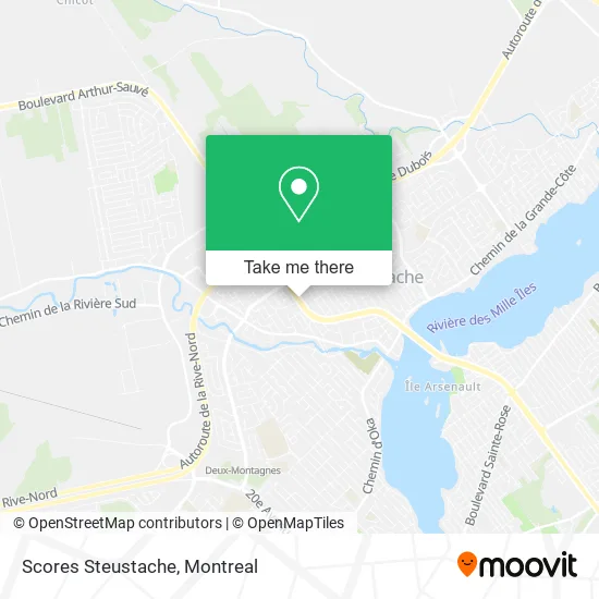 Scores Steustache map