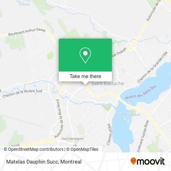 Matelas Dauphin Succ map