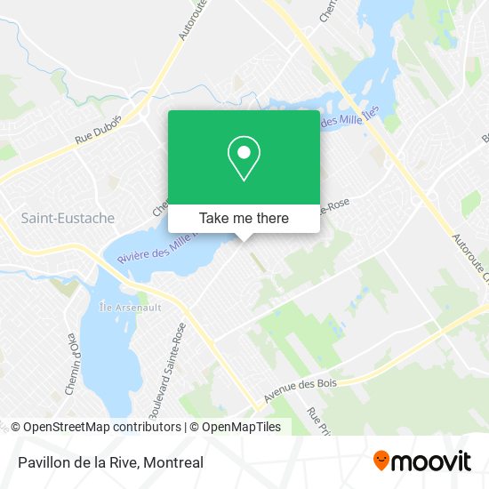 Pavillon de la Rive map
