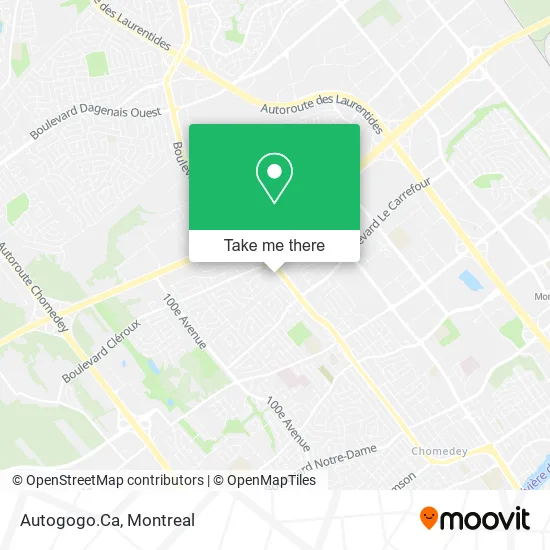 Autogogo.Ca map