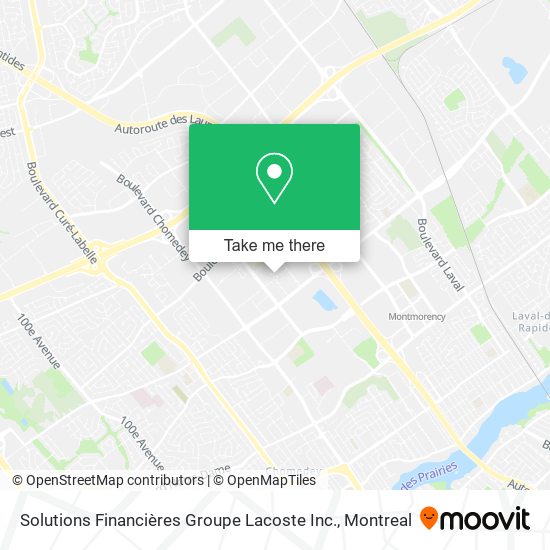 Solutions Financières Groupe Lacoste Inc. map