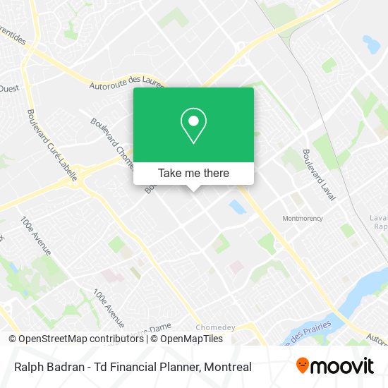 Ralph Badran - Td Financial Planner map
