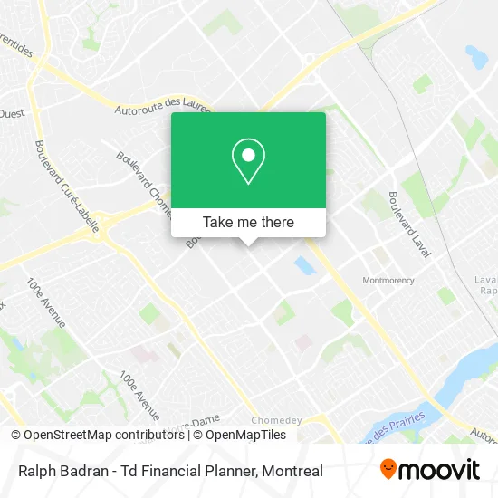 Ralph Badran - Td Financial Planner map