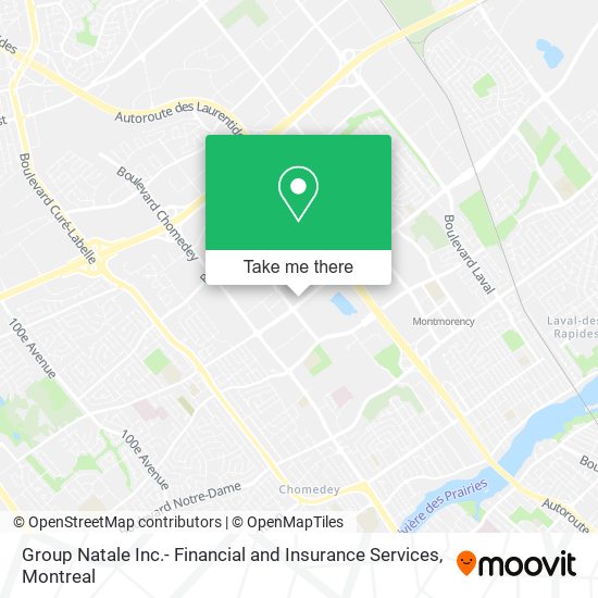 Group Natale Inc.- Financial and Insurance Services map