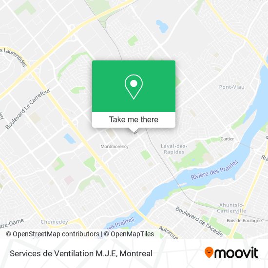 Services de Ventilation M.J.E map