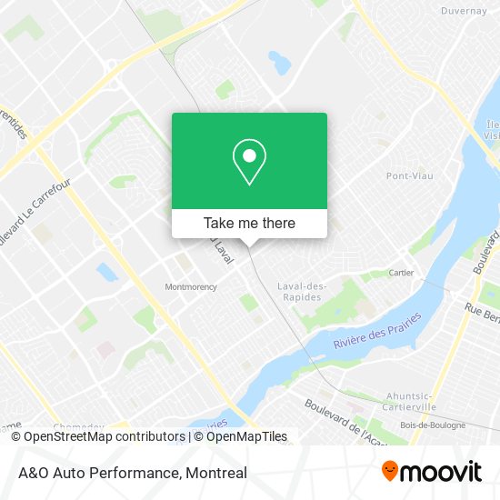 A&O Auto Performance map