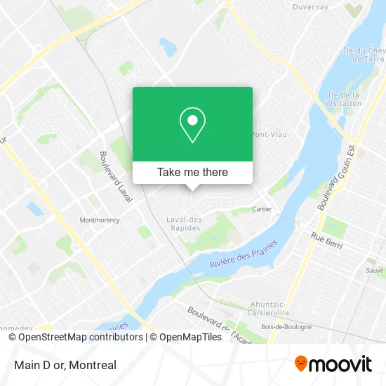 Main D or map